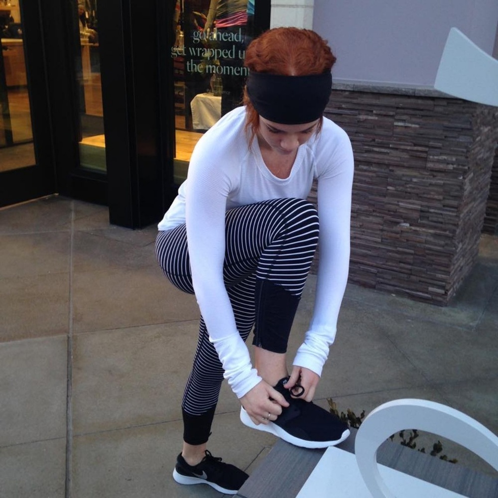 Lululemon Runday Crop Parallel Stripe - Picture 5 of 8